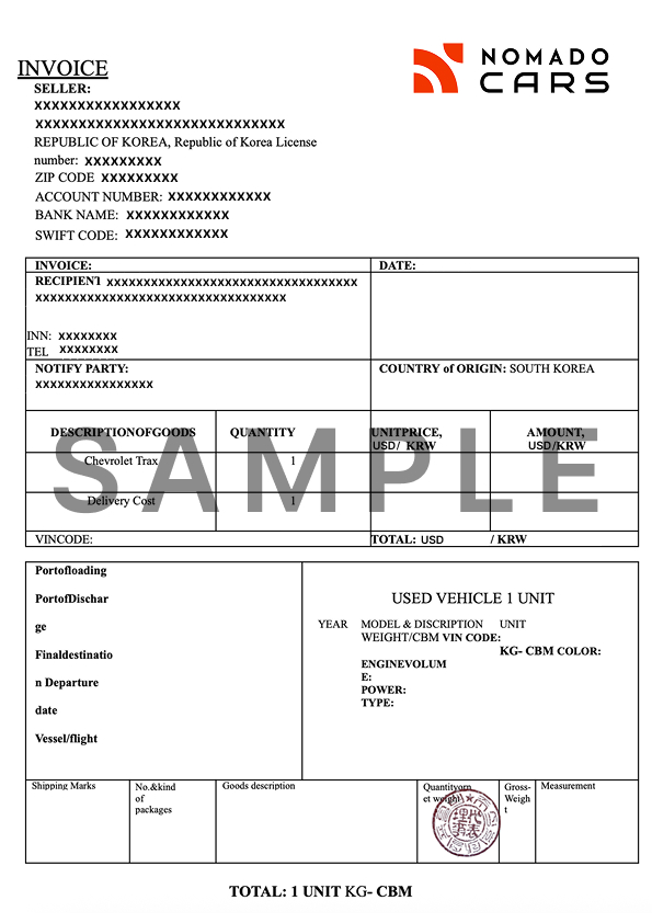Inspection document